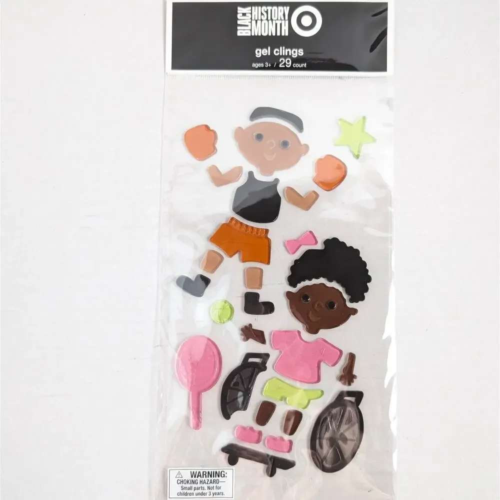 50 Target Black History Month Gel Cling Sheets Classroom Bulk Lot
